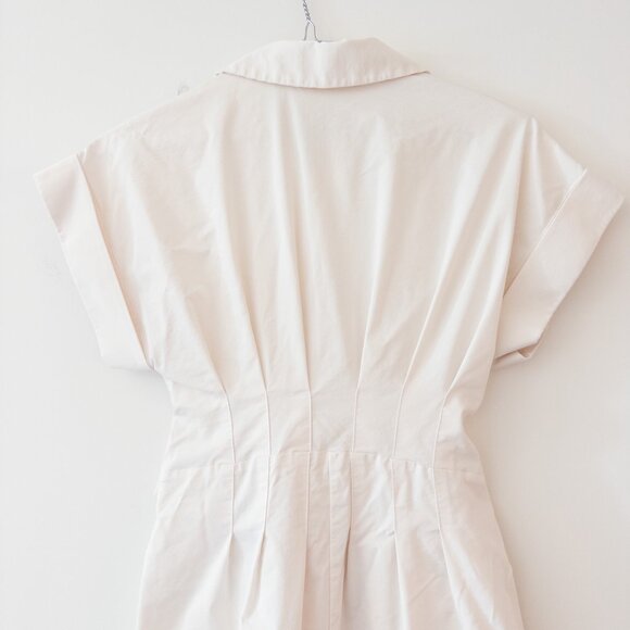 Exquise Belted Tobie Jumpsuit in White / Off White, Size Small - Picture 7 of 11